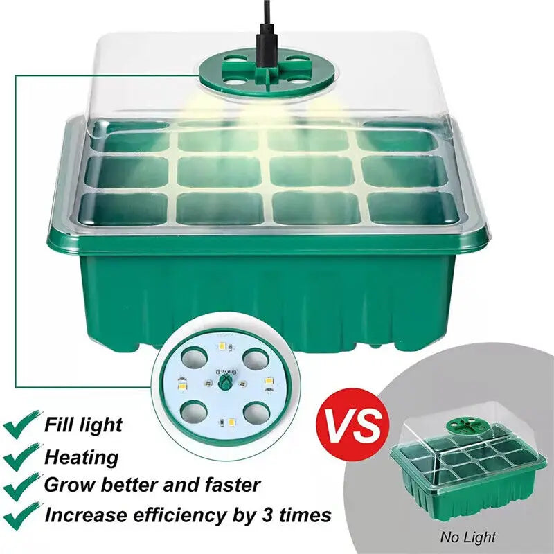 kit de germinação Led para plantas